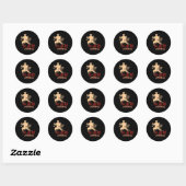 Sticker Rond Karate Shotokan (Feuille)