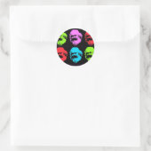 Sticker Rond Karl Marx Collage (Sac)