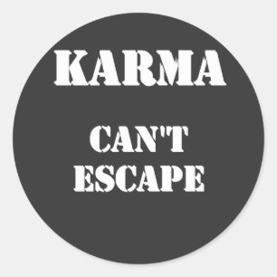 Sticker Rond karma théorie Inde Asie philosophie mignon T-shirt
