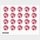 Sticker Rond Kasane teto (Feuille)