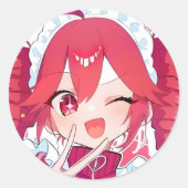 Sticker Rond Kasane teto (Devant)