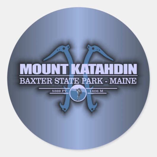 Sticker Rond Katahdin 2 (Devant)