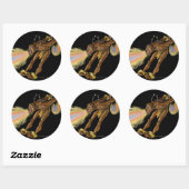 Sticker Rond Kauai Hot Mouth finale (Feuille)