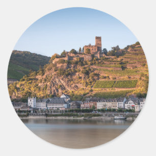 Sticker Rond Kaub am Rhein Allemagne