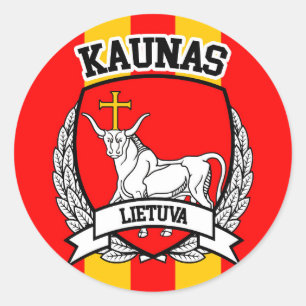 Sticker Rond Kaunas