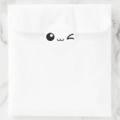 STICKER ROND KAWAII AMI CUTE WINKY (Sac)