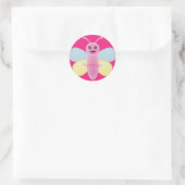 Sticker Rond Kawaii Bee Thunder_Cove multicolore (Sac)