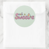 Sticker Rond Kawaii Candy Themed Motif (Sac)