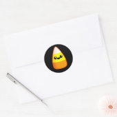 Sticker Rond Kawaii Halloween Candy Corn (Enveloppe)