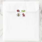 Sticker Rond Kawaii Insectes Thunder_Cove (Sac)