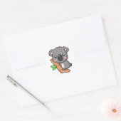 Sticker Rond Kawaii Koala (Enveloppe)