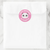 Sticker Rond Kawaii Panda (Sac)