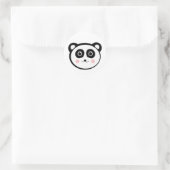 Sticker Rond Kawaii Panda (Sac)