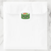 Sticker Rond Kawaii Sushi (Sac)