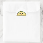 Sticker Rond Kawaii Taco (Sac)