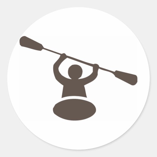 Sticker Rond Kayak (Devant)