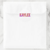 Sticker Rond Kaylee (Sac)