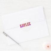 Sticker Rond Kaylee (Enveloppe)