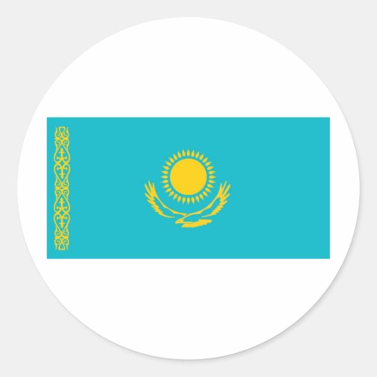 Sticker Rond Kazakhstan (Devant)