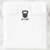 Sticker Rond Kbelll, attrape-toi (Sac)