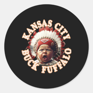 Sticker Rond Kc Tailgate Kansas City Bbq Buck Fuffalo Barbecue