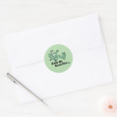 Sticker Rond Keep on resisting with the Portland frog (Enveloppe)