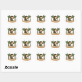 Sticker Rond Keilana la fille Hula (Feuille)