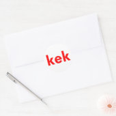 Sticker Rond kek (Enveloppe)