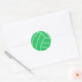 Sticker Rond Kelly Green Volley (Enveloppe)
