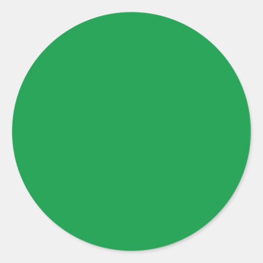 Sticker Rond Kelly Vert couleur solide (Devant)