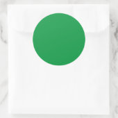 Sticker Rond Kelly Vert couleur solide (Sac)
