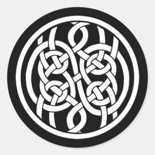Sticker Rond Keltisches Tribal Wikinger Knoten