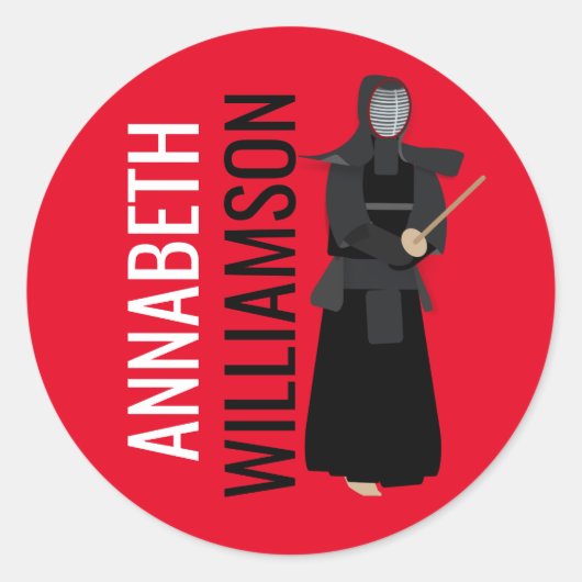Sticker Rond Kendo (Devant)