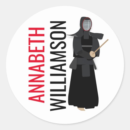 Sticker Rond Kendo (Devant)