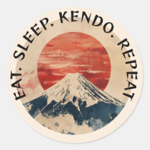 Kendo Manger Le Sommeil Répéter Le Mont Fuji