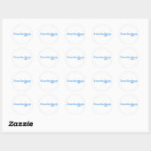 Sticker Rond Kennebunkport Maine Classic Design (Feuille)