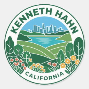 Sticker Rond Kenneth Hahn State Recreation Area Californie