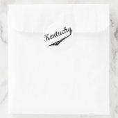 Sticker Rond Kentucky 1792 (Sac)