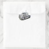 Sticker Rond Kenworth w900 Camion blanc (Sac)