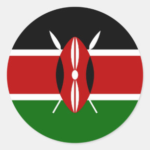 STICKER ROND KENYA