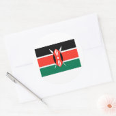 Sticker Rond Kenya (Enveloppe)