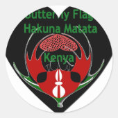 Sticker Rond Kenya (Devant)