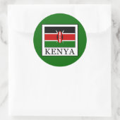 Sticker Rond Kenya (Sac)