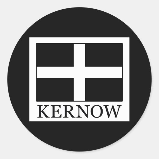 Sticker Rond Kernow (Devant)