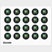 Sticker Rond Keroppi Watermelon Summer Fun (Feuille)