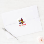 Sticker Rond ketchup (Enveloppe)