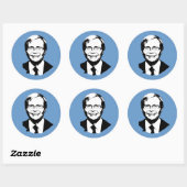 Sticker Rond Kevin Rudd (Feuille)