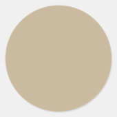 Sticker Rond Khaki (Devant)
