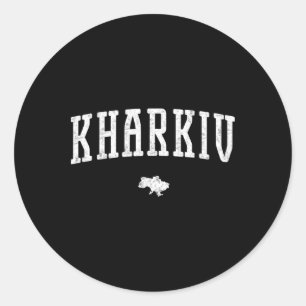 Sticker Rond Kharkiv Ukraine Antique