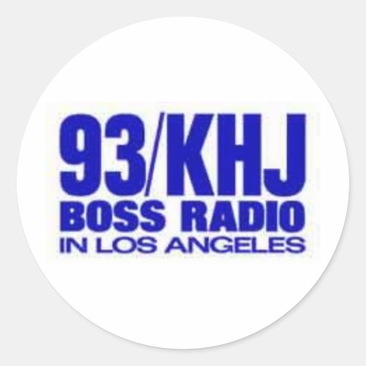 STICKER ROND KHJ - 93-KHJ (Devant)